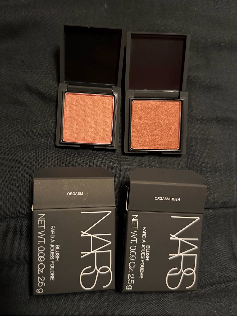 NARS Orgasm & Orgasm Rush Shimmer Blush Duo — Peachy Coral Pink